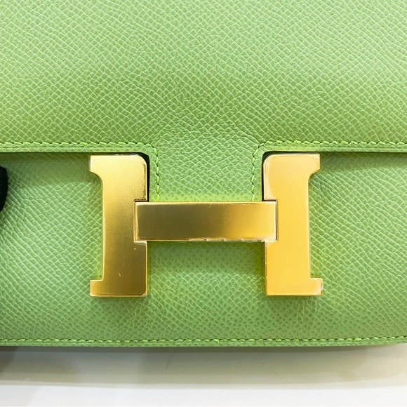Hermes Constance 19 Epsom Leather Crossbody Bag Green - Picture 3 of 15